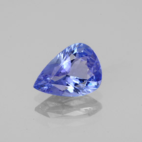 Tanzanite naturale blu da 1,43 ct, taglio a pera, VVS-VS