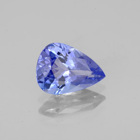 Tanzanite naturale blu da 1,43 ct, taglio a pera, VVS-VS