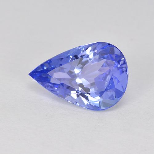 Tanzanite naturale blu da 1,75 ct, taglio a pera, VS-SI