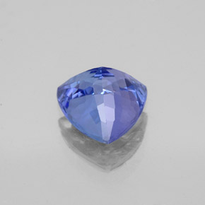 Tanzanite naturale blu da 1,50 ct, trillion, VVS