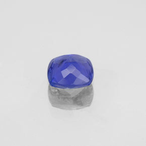 Tanzanite naturale blu da 0,91 ct, taglio a cuscino, VVS