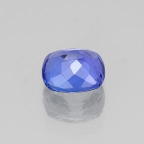 Tanzanite naturale blu da 1,00 ct, taglio a cuscino, VVS