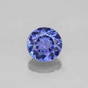 Tanzanite naturale blu da 1,16 ct, taglio rotondo, VS