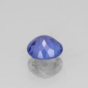 Tanzanite naturale blu da 1,12 ct, taglio rotondo, VS