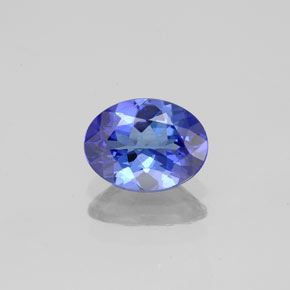 Tanzanite naturale blu da 1,12 ct, taglio ovale, VVS
