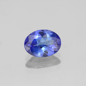 Tanzanite naturale blu da 1,12 ct, taglio ovale, VVS