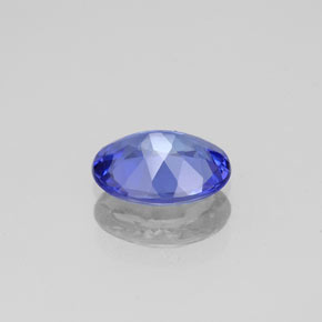 Tanzanite naturale blu da 1,12 ct, taglio ovale, VVS