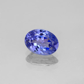 Tanzanite naturale blu da 1,20 ct, taglio ovale, VVS-VS