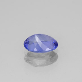 Tanzanite naturale blu da 1,20 ct, taglio ovale, VVS-VS