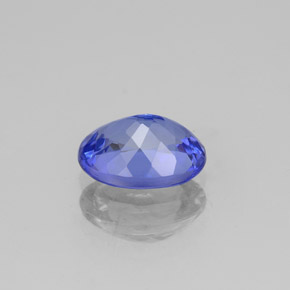 Tanzanite naturale blu da 1,45 ct, taglio ovale, VVS