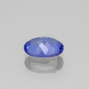 Tanzanite naturale blu da 1,38 ct, taglio ovale, VVS-VS