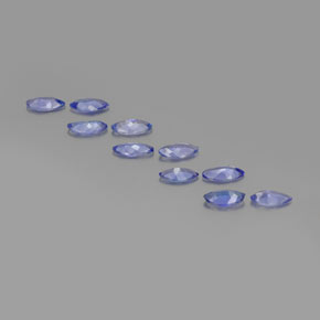 Tanzanite naturale blu da 3,37 ct, marchesa, VS-SI