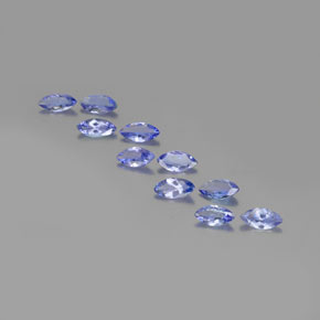 Tanzanite naturale blu da 3,01 ct, marchesa, VS-SI