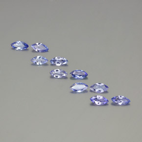 Tanzanite naturale blu da 2,65 ct, marchesa, VS-SI