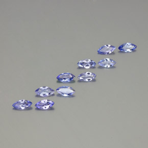 Tanzanite naturale blu da 2,65 ct, marchesa, VS-SI