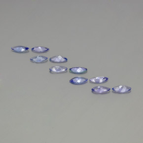 Tanzanite naturale blu da 2,65 ct, marchesa, VS-SI