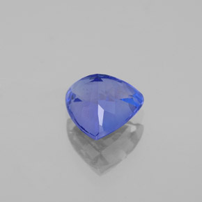 Tanzanite naturale blu da 1,33 ct, trillion, VS