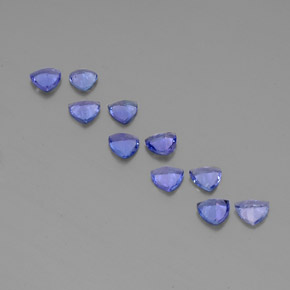 Tanzanite naturale blu da  ct, trillion, VS