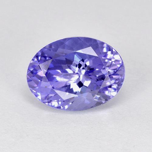 Tanzanite Viola brillante naturale da 2.30 ct, Taglio ovale, VVS