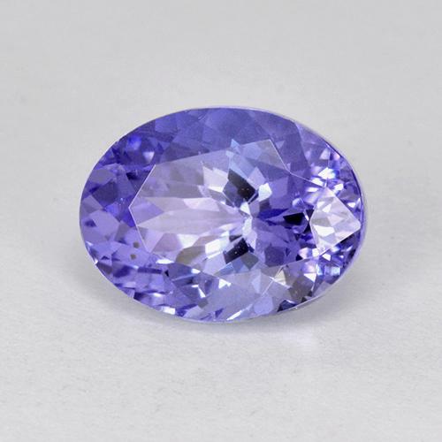 Tanzanite Viola brillante naturale da 2.30 ct, Taglio ovale, VVS