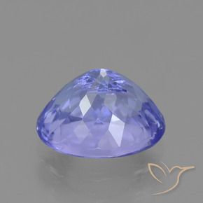 Tanzanite Intenso Viola Blu naturale da 2.20 ct, Ovale, VVS-VS