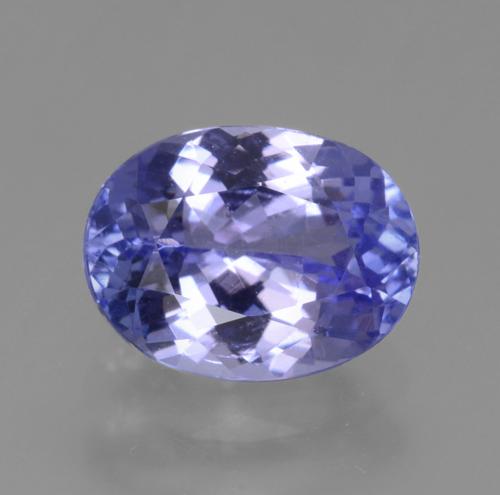 Tanzanite Blue violetto scuro naturale da 1.82 ct, Taglio ovale, VS