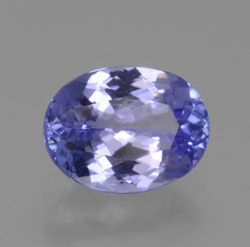 Tanzanite Blue violetto scuro naturale da 1.82 ct, Taglio ovale, VS