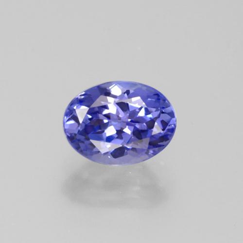 Tanzanite naturale blu da 1,36 ct, taglio ovale, VS