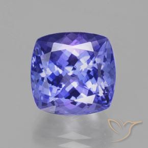 12.03ct Naturale Intenso Viola Blu Tanzanite, Cuscino, VS