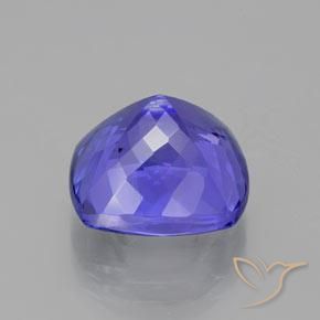 Tanzanite Intenso Viola Blu naturale da 12.03 ct, Cuscino, VS