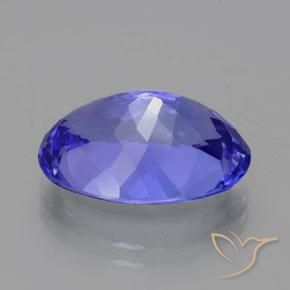 Tanzanite Intenso Viola Blu naturale da 10.52 ct, Ovale, VVS