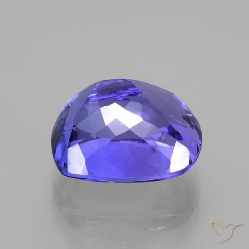 Tanzanite Intenso Viola Blu naturale da 7.98 ct, Cuscino, VVS-VS