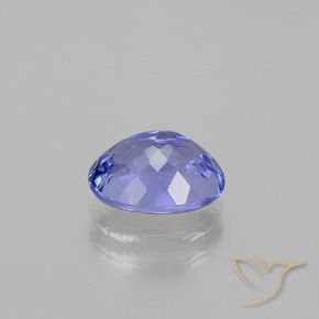 Tanzanite intenso viola blu naturale da 2,48 ct, taglio ovale, VVS-VS