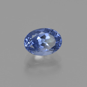 Tanzanite Viola Blu naturale da 1.07 ct, Taglio ovale, VVS