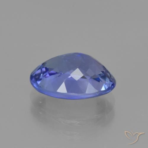 Tanzanite naturale blu da 3,22 ct, taglio ovale, VVS