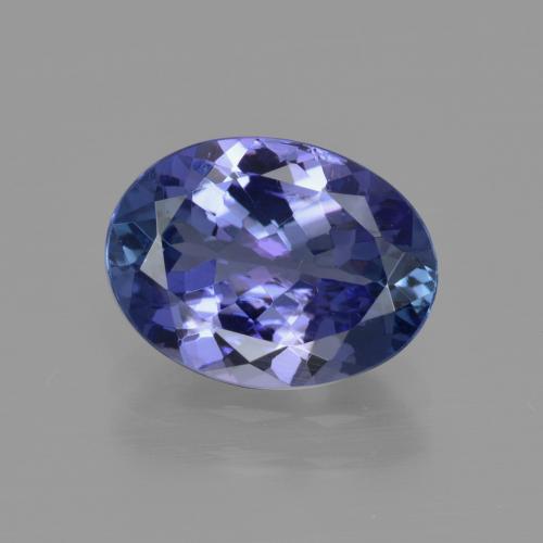 Tanzanite Viola Blu naturale da 3.08 ct, Taglio ovale, VS