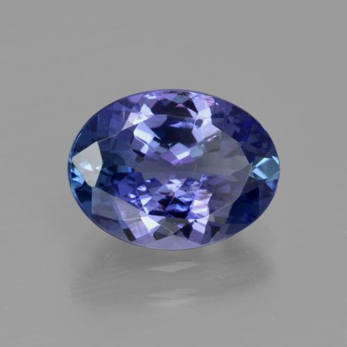 Tanzanite Viola Blu naturale da 3.08 ct, Taglio ovale, VS
