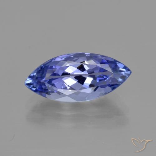 3.03ct Naturale Viola Blu Tanzanite, Taglio marquise, VS