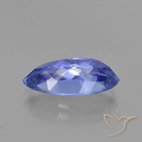 Tanzanite Viola Blu naturale da 3.02 ct, Taglio marquise, VVS-VS