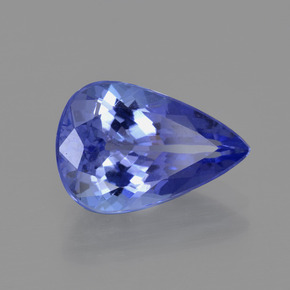 Tanzanite naturale blu da 3,07 ct, taglio a pera, VVS