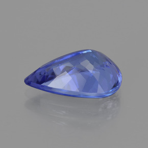 Tanzanite naturale blu da 3,07 ct, taglio a pera, VVS