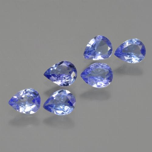 Tanzanite naturale blu da 1,62 ct, taglio a pera, VS