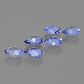 Tanzanite naturale blu da 1,62 ct, taglio a pera, VS