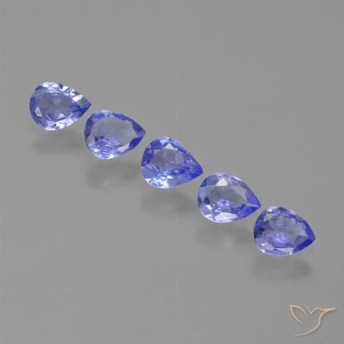 1.27ctw Naturale Intenso Viola Blu Tanzanite, Forma a pera, VS