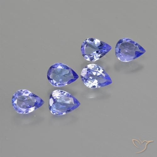 1.51ctw Naturale Blu intenso Tanzanite, Forma a pera, VS