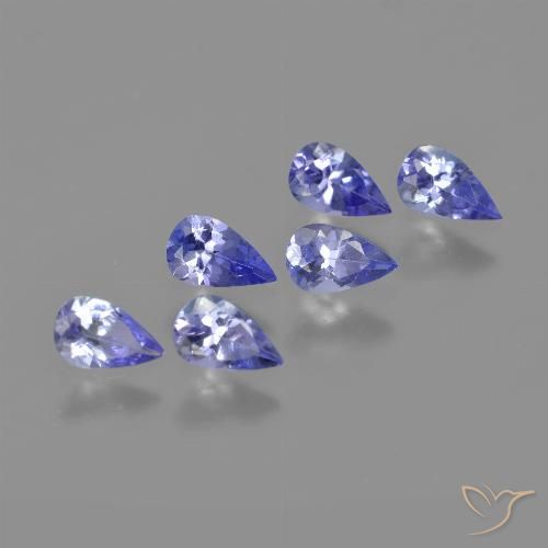 1.41ctw Naturale Intenso Viola Blu Tanzanite, Forma a pera, VVS-VS