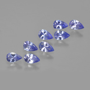 Tanzanite naturale blu da 1,97 ct, taglio a pera, VVS-VS