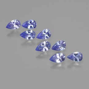 Tanzanite naturale blu da 1,97 ct, taglio a pera, VVS-VS