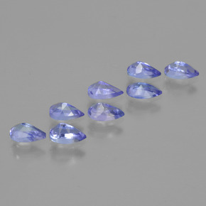 Tanzanite naturale blu da 1,97 ct, taglio a pera, VVS-VS