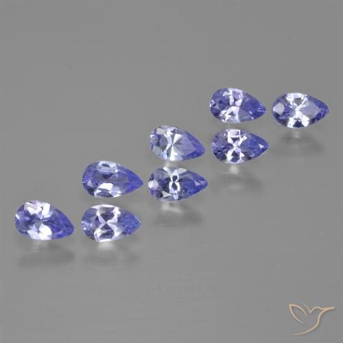 1.89ctw Naturale Intenso Viola Blu Tanzanite, Forma a pera, VS